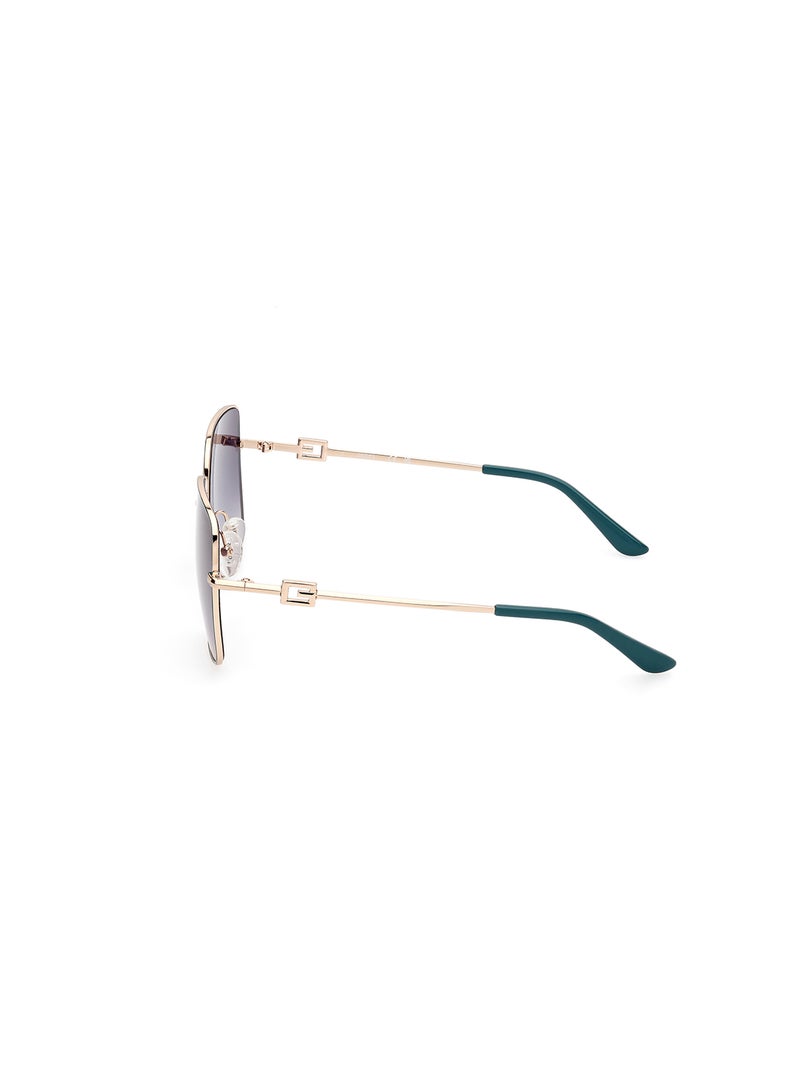 GUESS نظارات شمسية مربعة للنساء مع حماية من الأشعة فوق البنفسجية - GU7906-H98W58 - حجم العدسة: 58 مم - Image 5